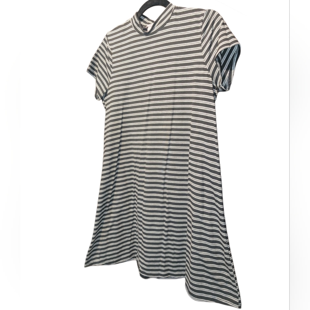 Falls Creek Black and White Striped Top